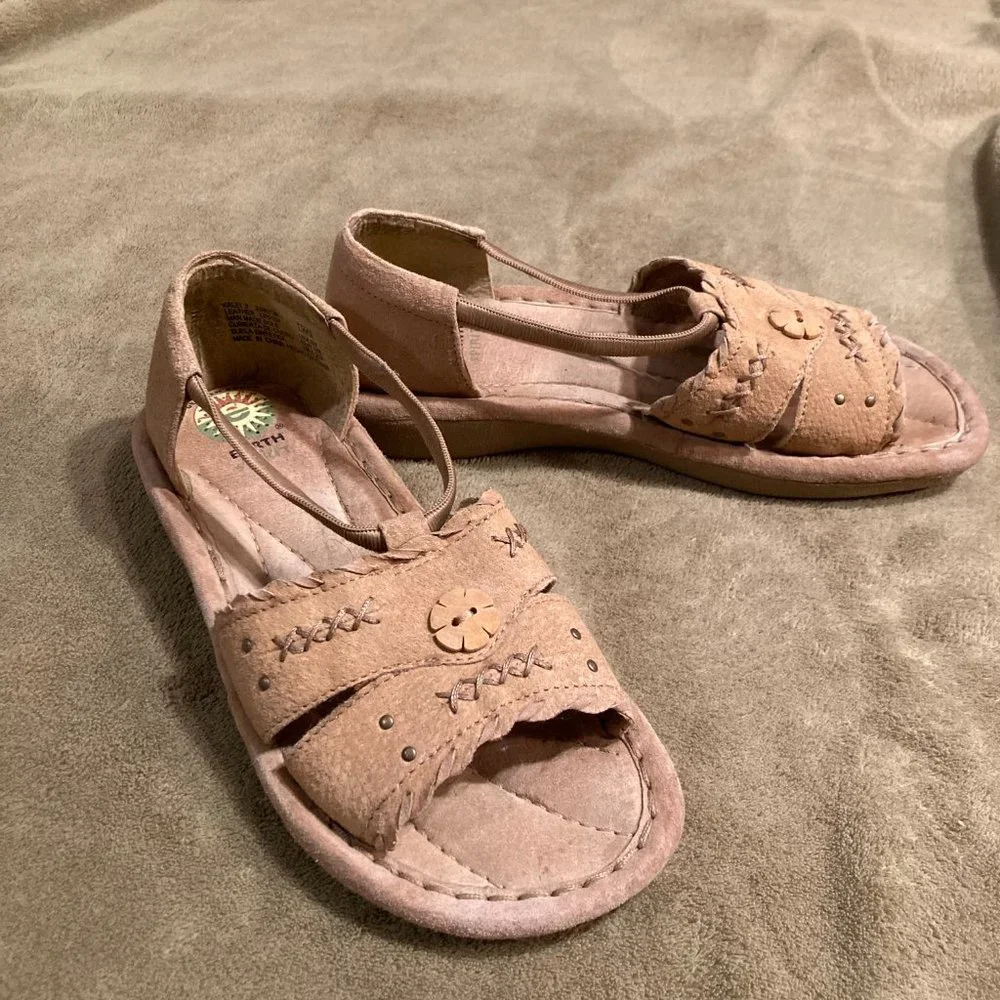 EUC Vintage Earth Spirit Kalei2 Leather Sandals Size 8.5W - Picture 2 of 13